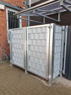 Ammerländer Zaunbau Gitterzäune Geschwungene Toranlage